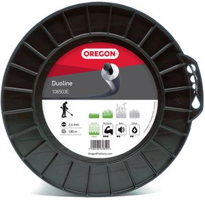 Oregon Trimmerfaden Duoline 106503E, rund, 2,4mm x 180m