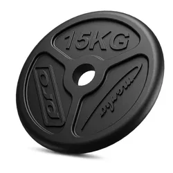 Olympia Hantelscheibe aus Gusseisen 15 kg mit ø51 mm Bohrung MW-O15-OLI - Marbo Sport