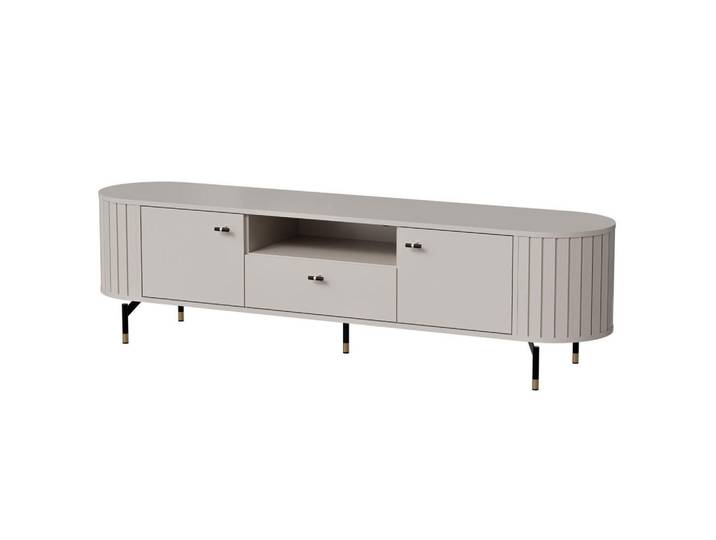 Feldmann-Wohnen Lowboard Zama Kaschmir 180 / 40 / 49 cm, 180x49x40 cm, Wohnzimmer, TV Möbel, Lowboards, Lowboards stehend