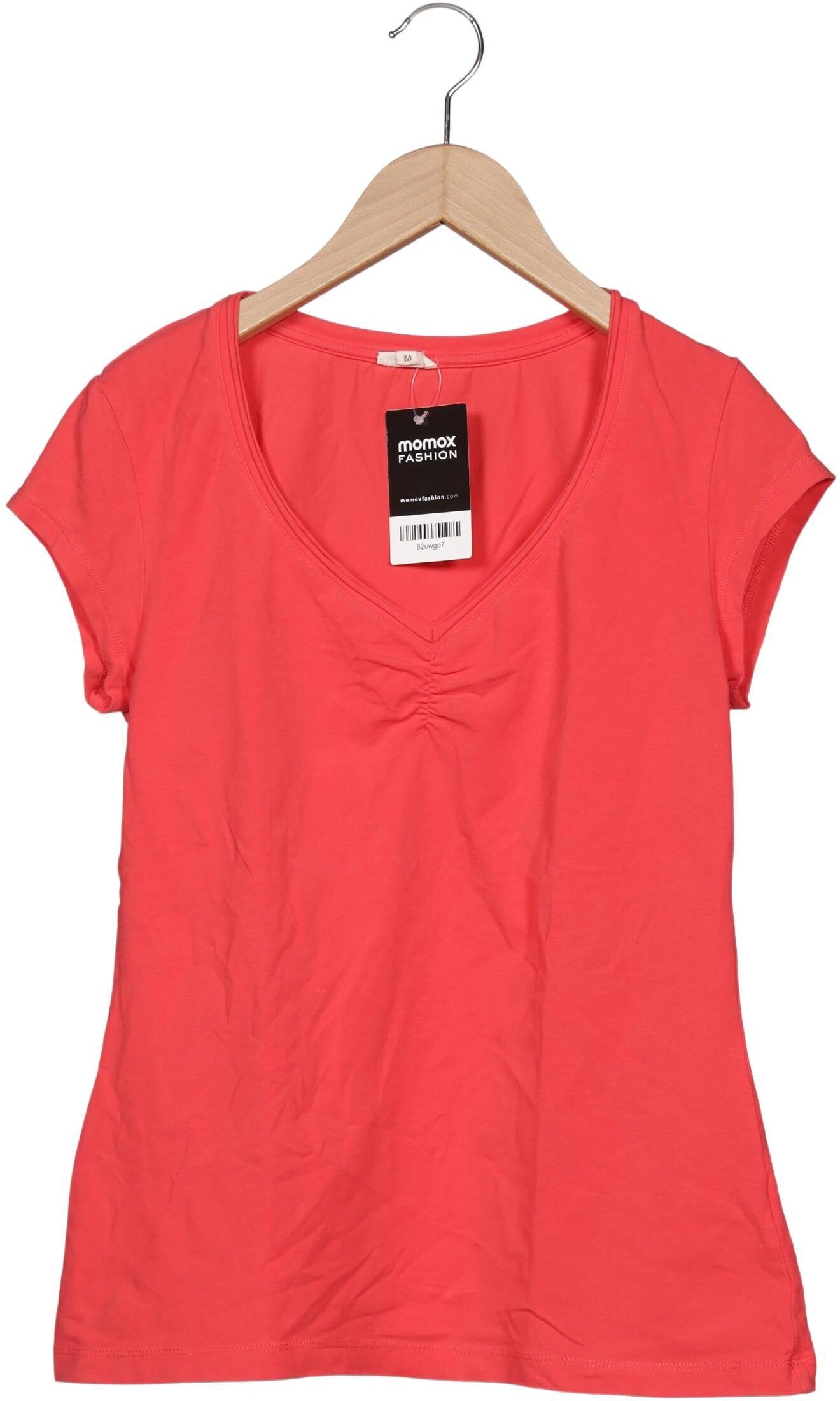 Grüne Erde Damen T-Shirt, Rot, Gr. M, Elasthan / Baumwolle - Second Hand