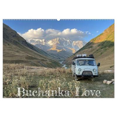 UAZ 452 Buchanka Love (Wandkalender 2027 DIN A2 quer), CALVENDO Monatskalender