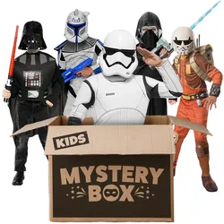 Rubies Star Wars Mystery Box für Kinder mit 3 Kostümen (164, 170)