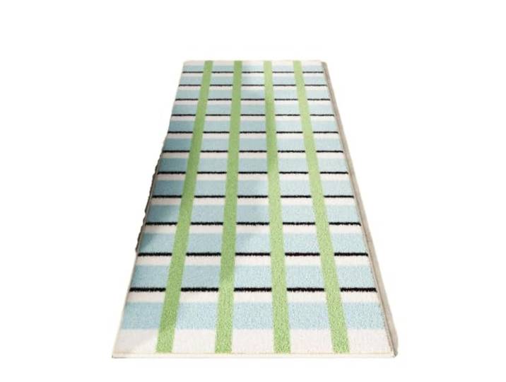 YXINAER gestreifter Teppich Gestreifte Teppich-Raumdekoration Schlafzimmer Nachttisch Teppich Wohnzimmer Sofa Kissen Winter Dekoration(Color 10,60x160cm 24x63inch)