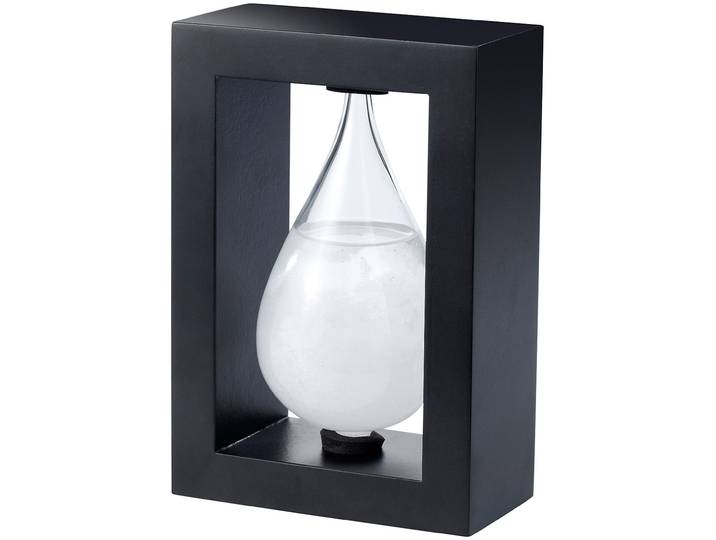 Modernes FitzRoy-Sturmglas in Tropfenform, 14 cm