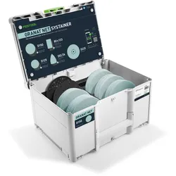 Festool Schleifmittel-Systainer3 Granat Net D150 GR NET SYS