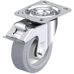 Blickle, Möbelrollen, 693101 L-ALEV 100K-FI-SG Lenkrolle mit Feststeller Rad-Durchmesser 100 mm