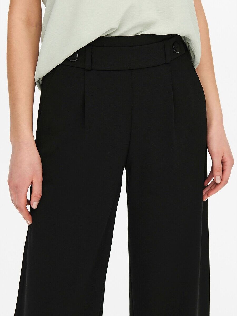 JDY Pantalon large, taille haute