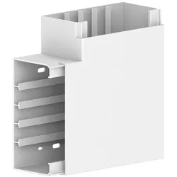 GGK 14121 Flachwinkel FB 80x150mm-9010, PVC, Gehrungsformteil, alpinweiß FB 80x150-FW FB80x150FW