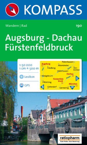 Augsburg, Dachau, Fürstenfeldbruck: Wander- und Rad. GPS-genau. 1:50.000 - Preis vom 30.09.2026 09:01:18 h