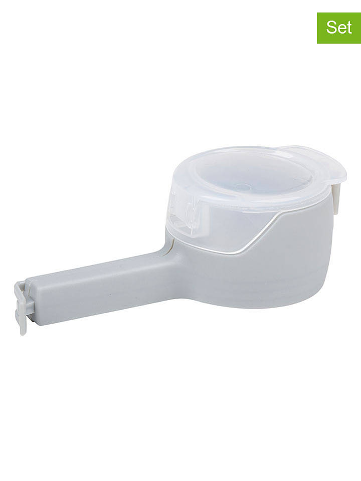 Alpina 2er-Set: Beutelclip-Ausgießer in Grau - (H)13 cm - onesize