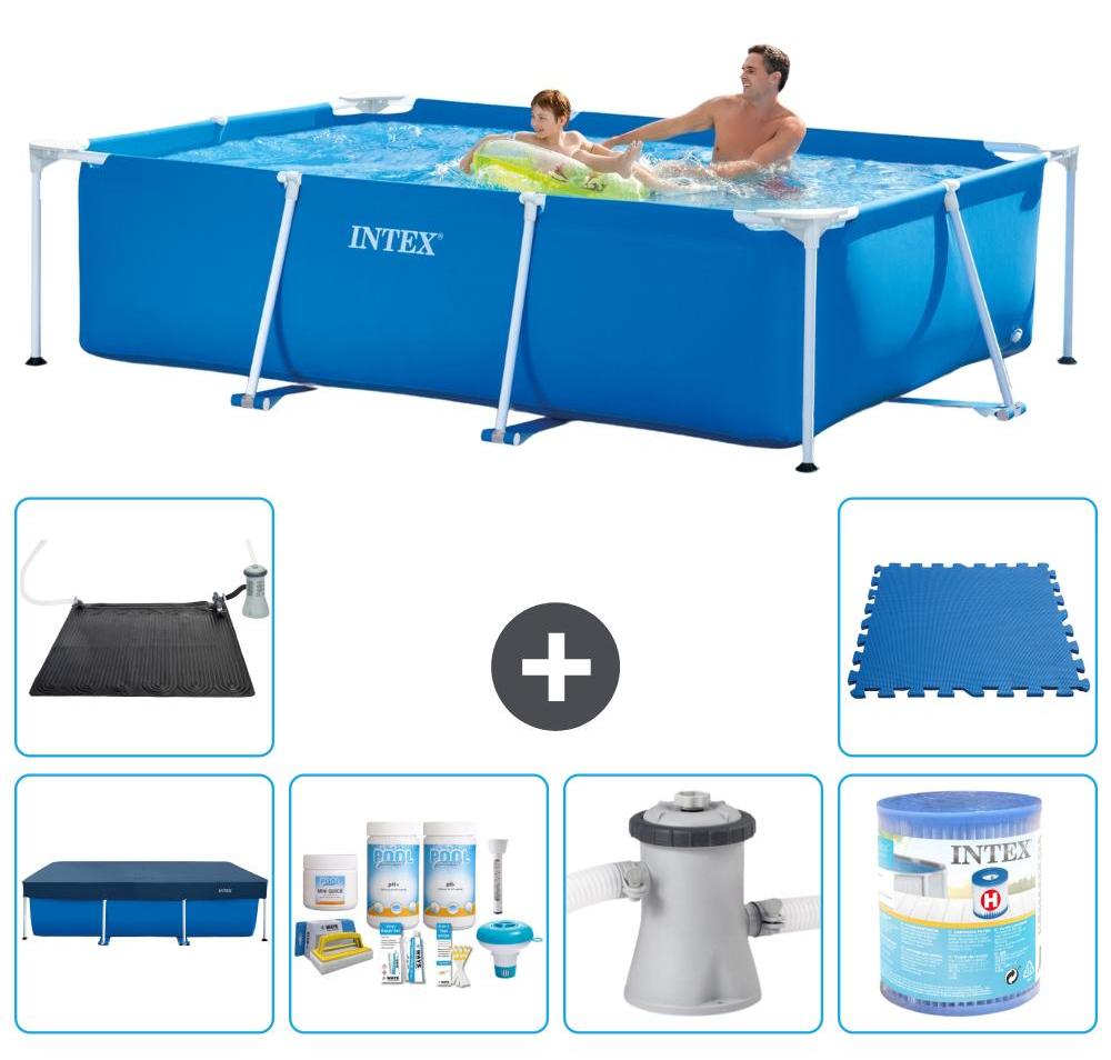 Rechteckiger Frame Pool - 260x160x65 cm - 7-teilig S30113