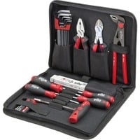 Werkzeug-Set Mechaniker schwarz/rot, 32-teilig, mit Tasche