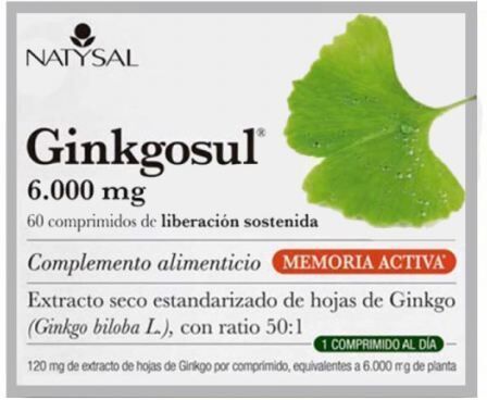 Natysal Ginkgosul 60 Capsules
