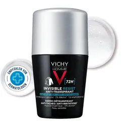 VICHY HOMME STRESS RESIST ANTI-TRANSPIRANT 72H  50 ml Creme