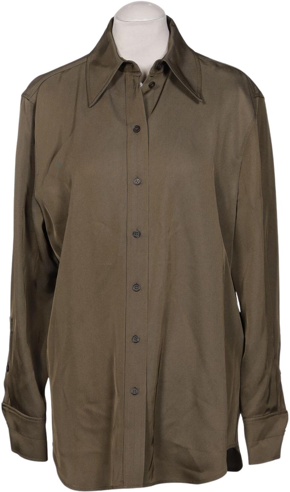 COS Damen Bluse, Grün, Gr. EU 36, Viskose - Second Hand