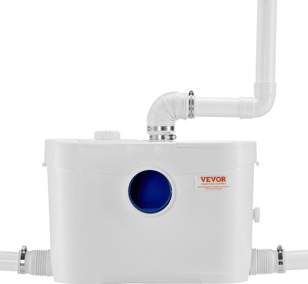 Mazerierende Toilette mit 700-W-Pumpe und Spülung für Kellerräume