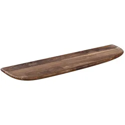 Plural Ablage Breite 55 cm asymmetrisch links Eiche Dunkel Echtholz
