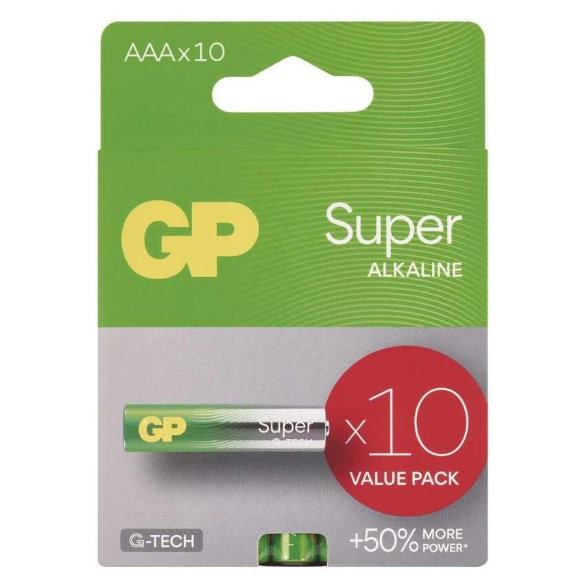 GP Batteries GP Alkalick?? baterie SUPER AAA (LR03)- 10ks (10 Stk., AAA) (1013121001)