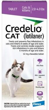 Credelio For Cats (12mg) 6 Doses