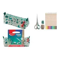 Maped, Etui, Bestücktes Etui SMILING PLANET 16 Teile