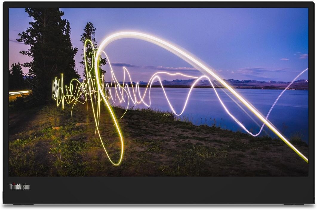 Lenovo ThinkVision M15 15.6-inch Full HD IPS Portable Monitor (62CAUAT1WL) - Raven Black