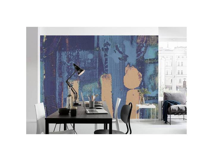 Papier peint intissé Stems Blooming Blue 500 x 280cm