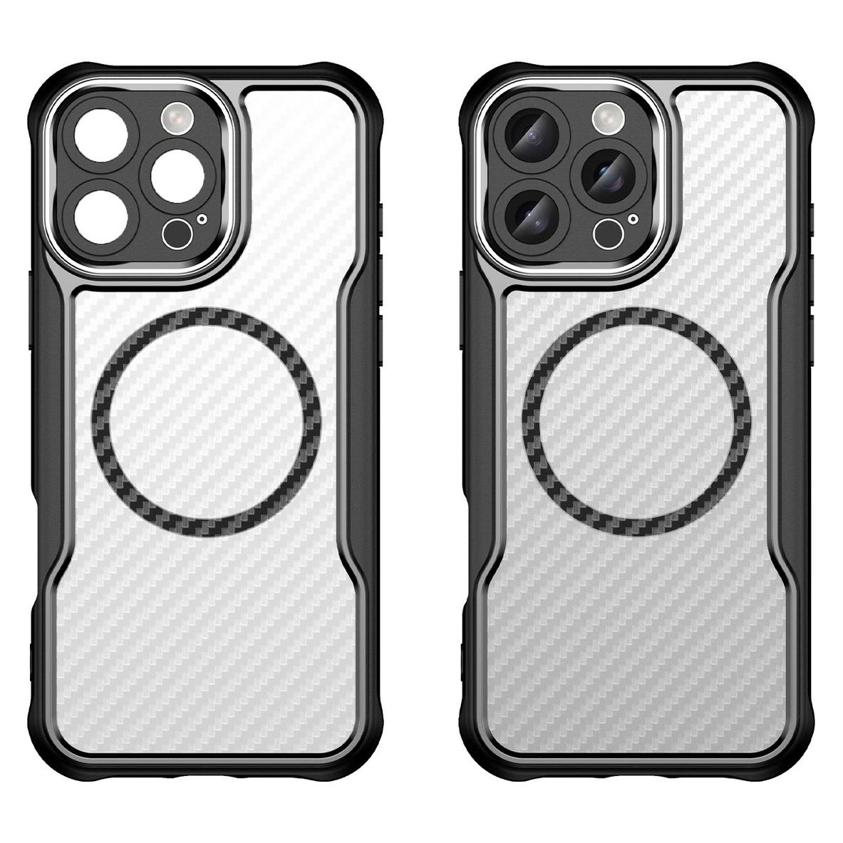 Hurtel Leading Series MagSafe Silicone Case for iPhone 16 Pro - Black (Apple iPhone 16 Pro) (52378725)