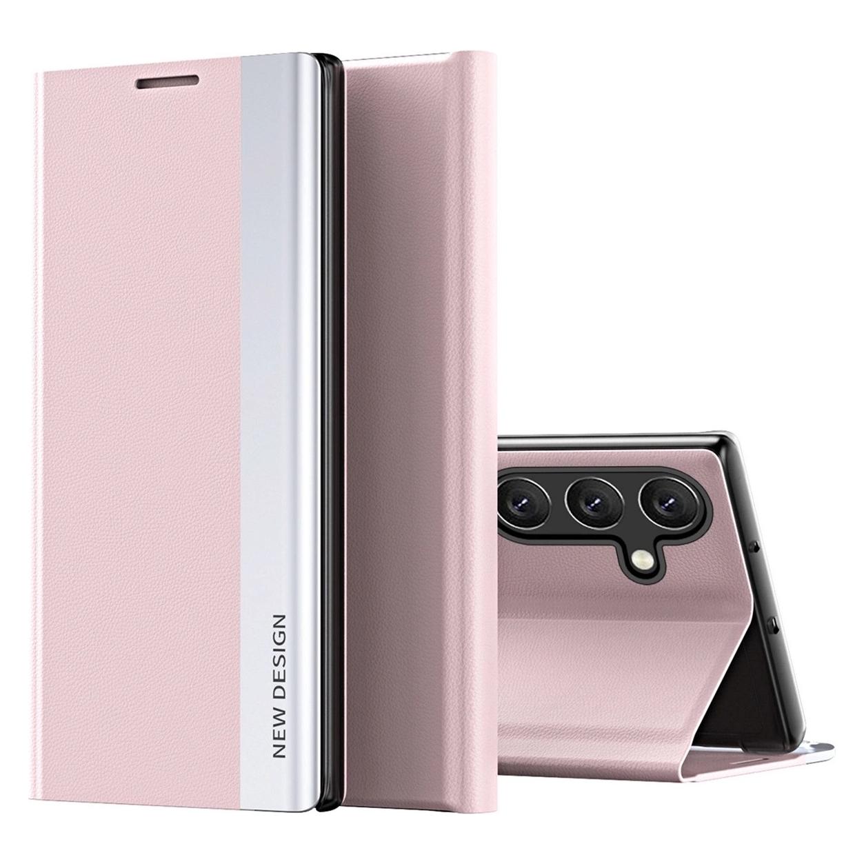 Hurtel Back panel cover Sleep Case Pro for Samsung Galaxy S25 Edge with Flip and Stand - Pink (Samsung Galaxy S25 Edge) (SLEEP CASE PRO SAMSUNG GALAXY S25 EDGE PINK)