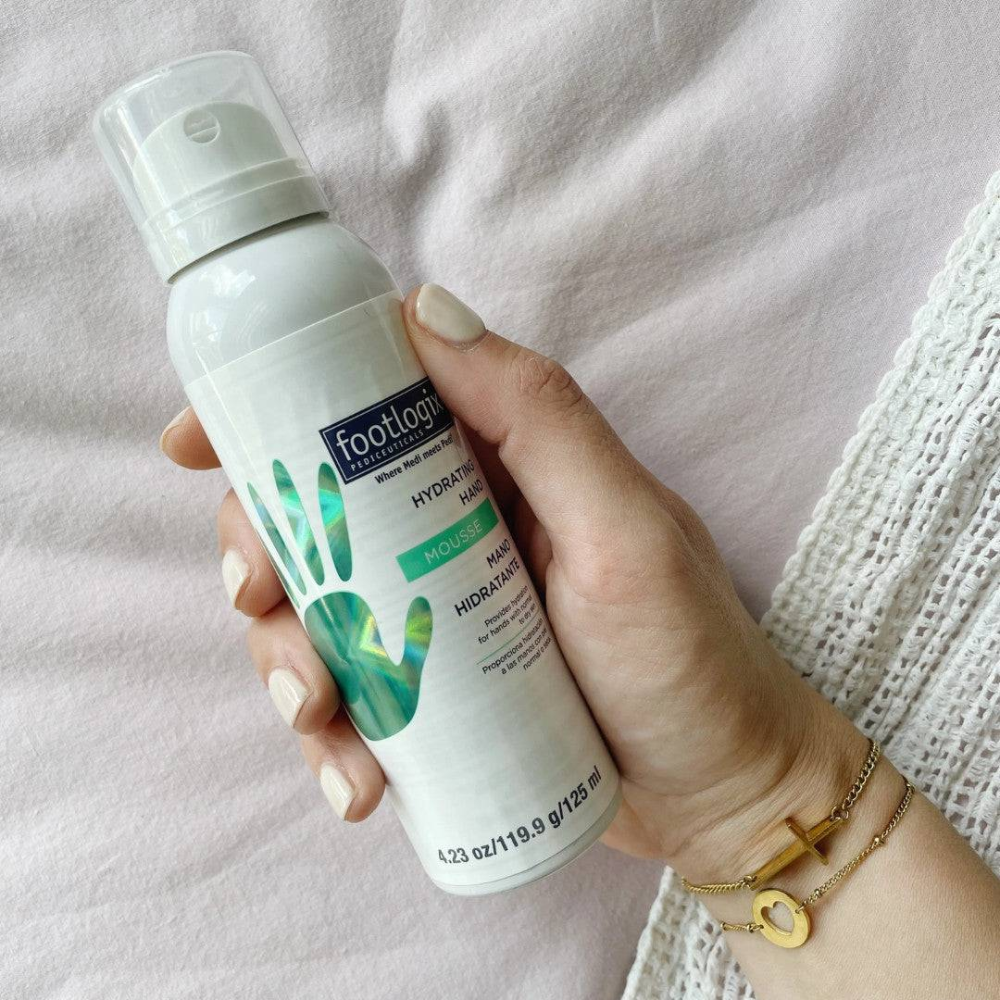 Footlogix Hydrating Hands Mousse for All Types of Skin 125mL Data di scadenza: 2026-12-30