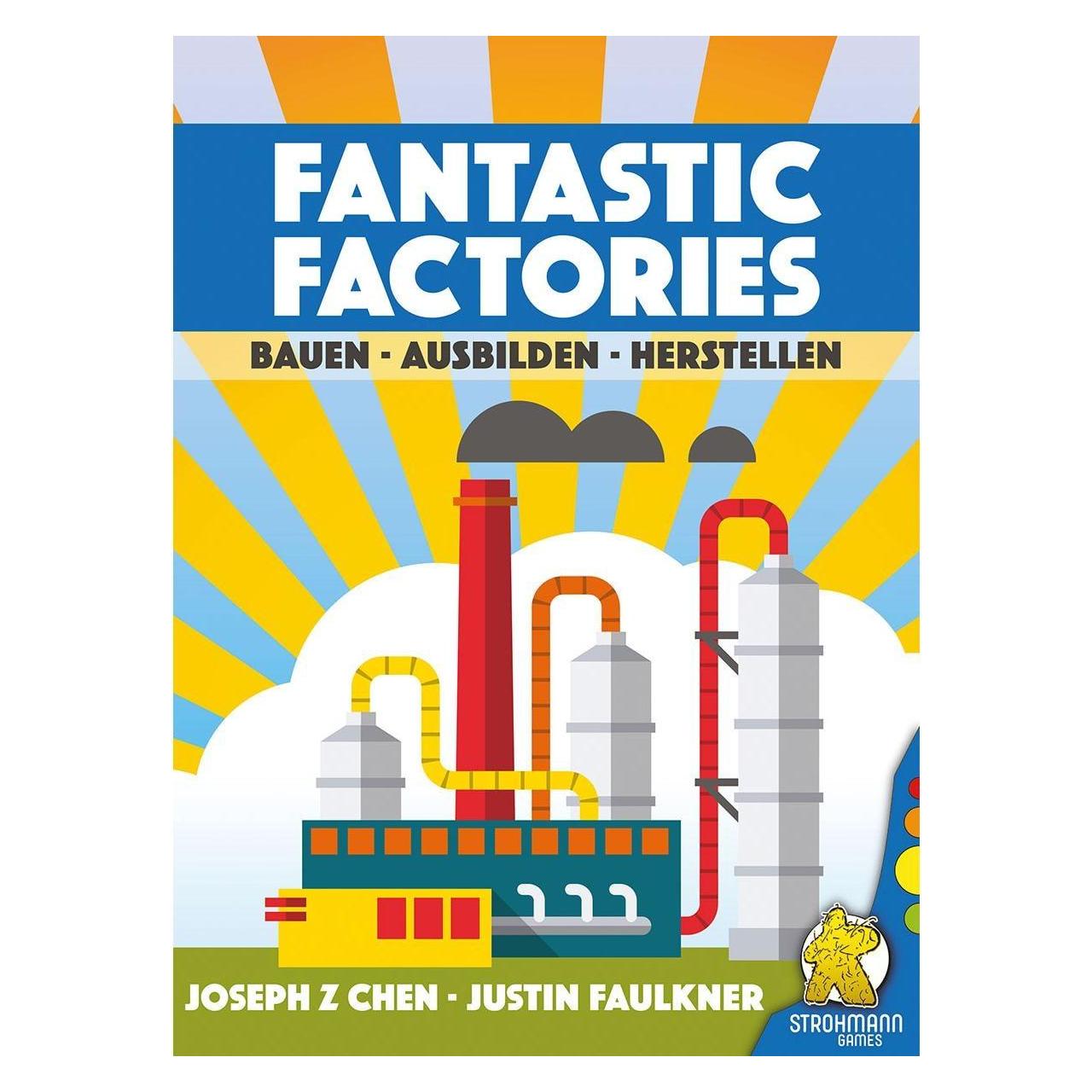 Strohmann Games STR21001 - Fantastic Factories, Brettspiel, 1-5 Spieler, ab 12 Jahren (DE-Ausgabe) (Deutsch, 1 - 5 Spieler) (STR21001)
