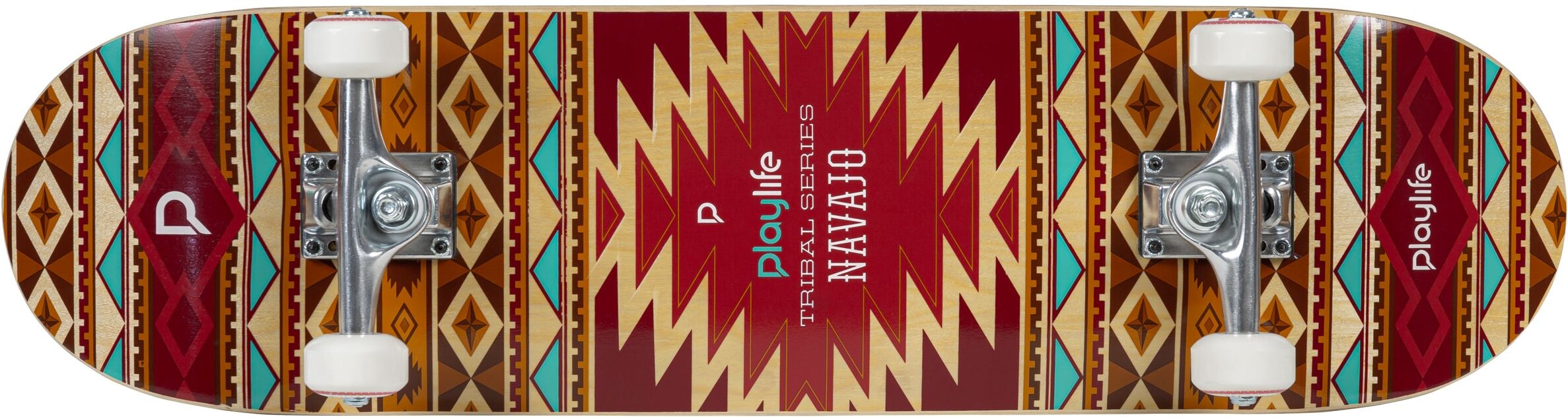 Skateboard PLAYLIFE "Tribal Navajo", bunt, Skateboards, Skateboard bunt Einheitsgröße