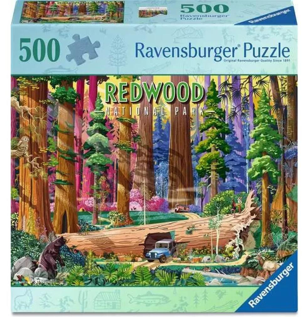 Ravensburger Puzzel Redwood National Park - 500 stukjes