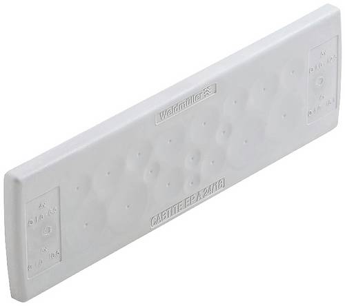 Weidmüller CABTITE EP A 24/18 GY Kabeldurchführungsplatte Plattenstärke (max.) 2.5mm Thermoplast Grau 10St.
