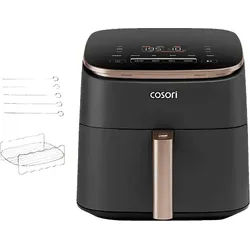 COSORI CAF-DC602-KEUR CERAMIC TurboBlaze Chef Edition 10-in1 Airfryer, 6 Liter mit Keramikbeschichtung Heißluftfritteuse