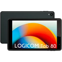Logicom Tab 80 (8", 64 GB, Schwarz), Tablet, Schwarz