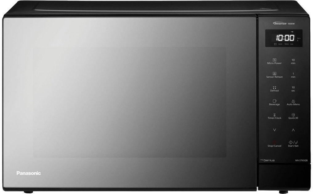 Panasonic 52.5cm 1000W - Watt Recirculating Countertop Microwave Black 31cm H X 52.5cm W X 28.8cm D