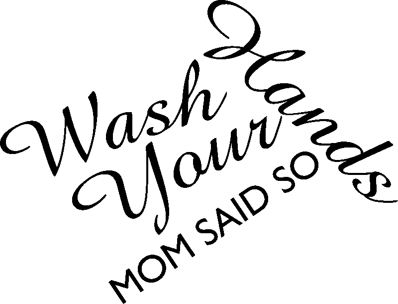 Ambiance-sticker Sticker Wash your hands…