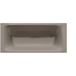 Kaldewei NUIO DUO Badewanne, warm grey 60, 1700x800 mm, flacher Rand, mit Schallschutz
