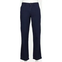 Taillierte Hose mit elastischem Bund Blau 34/32