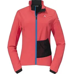 SCHÖFFEL Damen Schlupfjacke Softshell Jacket Zumaia L, Größe 38 in Rot Rot