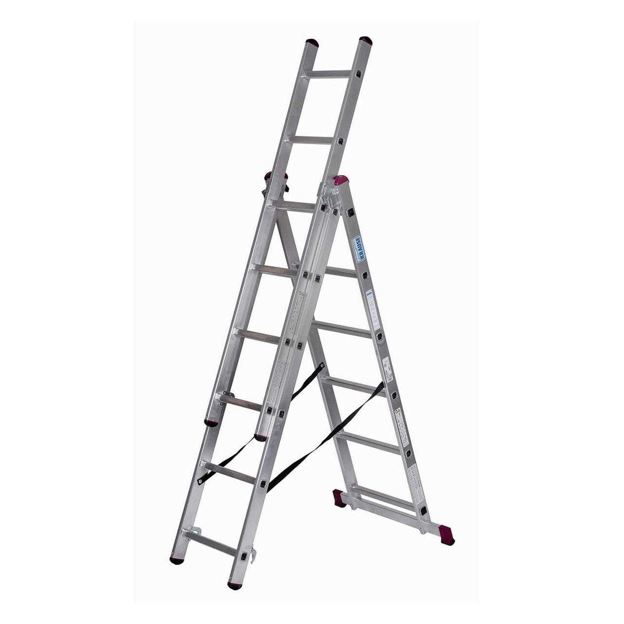 Krause Corda 3x6 (Mehrzweckleiter, Stehleiter, 370 cm) (30368)