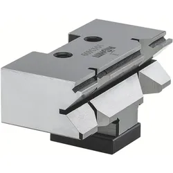Röhm, Zubehör Maschine, Prismenbacke PB, Grösse 125, Backenbreite 120, mit Spannstufe, bewegliche Backe