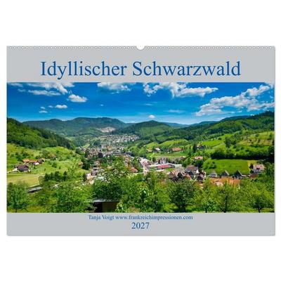 Idyllischer Schwarzwald (Wandkalender 2027 DIN A2 quer), CALVENDO Monatskalender