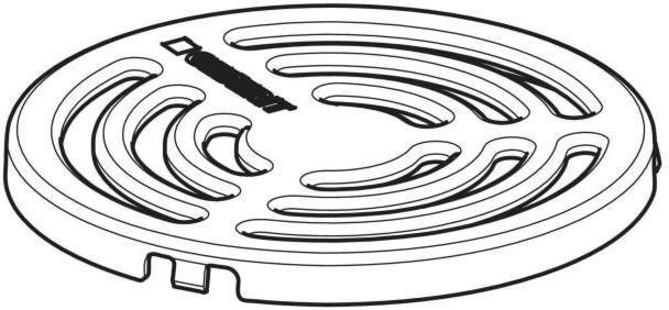 Geberit 244478001 für Bodenbeläge aus PVC