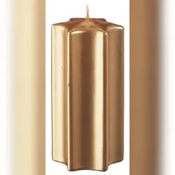 Kopschitz Kerzen Kerzen Sternkerzen Gold, 120 x 60 mm, 8 Stück