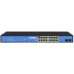 Ernitec Unmanaged Intelligent 16 PoE (16 Ports), Netzwerk Switch