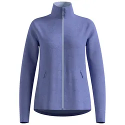 Odlo Damen Grid Fleece Midlayer Full Zip blau