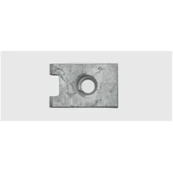 SWG, Muttern + Unterlegscheiben, 500 114 70 25 Blechmutter 4.8 mm Federstahl verzinkt 50 St.