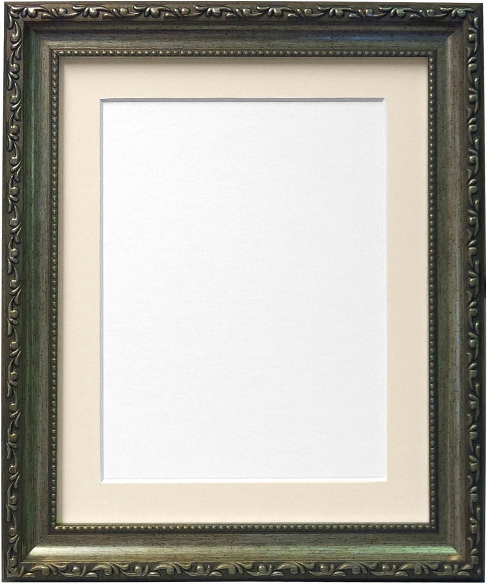Zilveren Shabby Chic Fotolijst met Passe-partout - 20 x 16 inch
