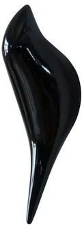 Inspire Curations PerchCharm Decorative Bird Wall Hook 3D Resin Animal Coat Hook With Wood Grain Finish black